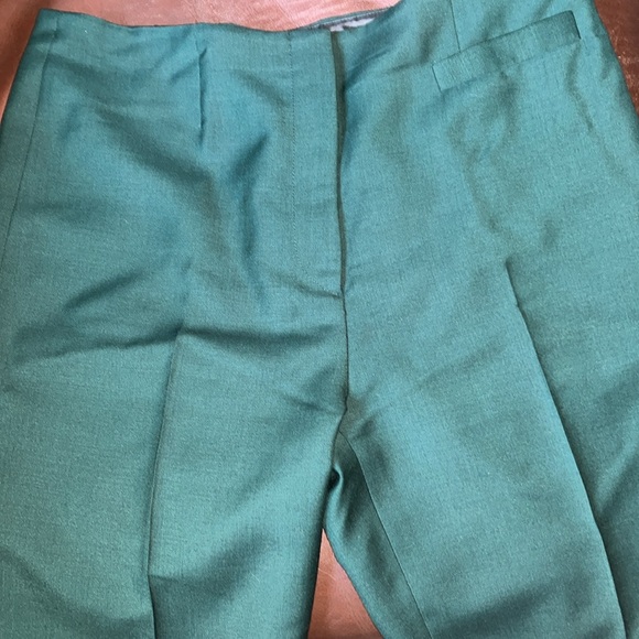 Prada deep emerald wool dress pants, size 42 (US 6) - Picture 2 of 12